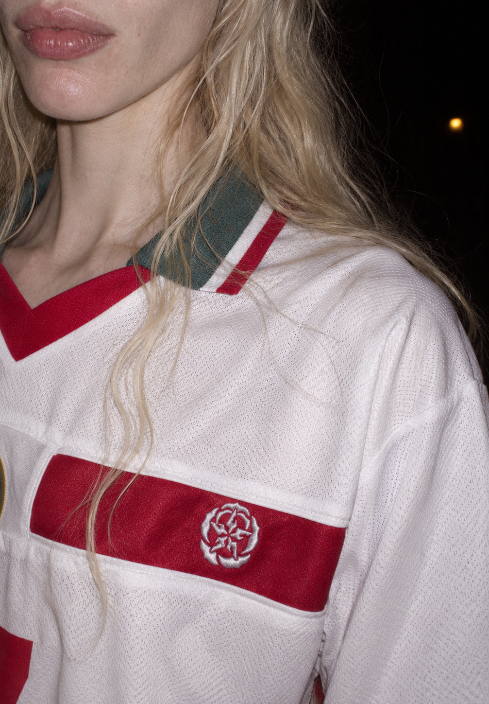 REALAW Blanc / Rouge — broderie